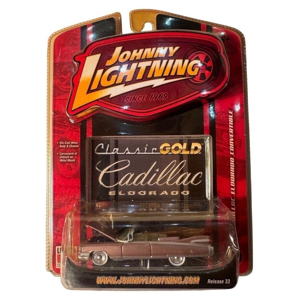 Johnny Lightning 1959 Cadillac Eldorado Convertible Classic Gold R33 50185 2006